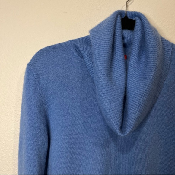 Anne Klein Sport Blue Cowl Neck Sweater - Picture 8 of 11
